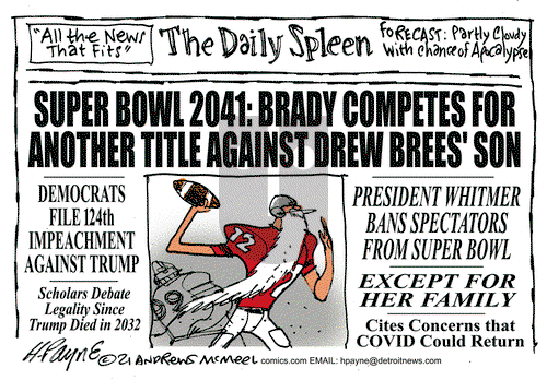 Henry Payne on Tuesday January 26, 2021 Comic Strip