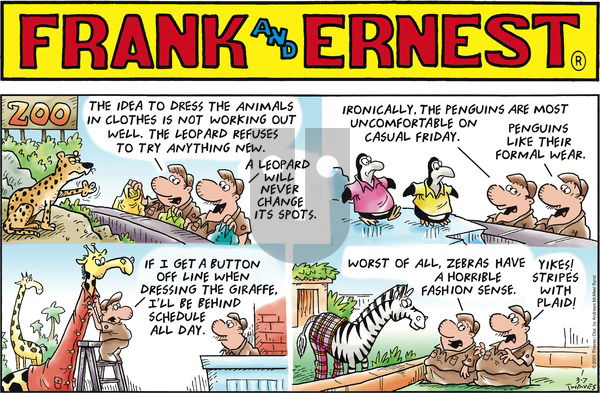 Frank and Ernest on Sunday March 7, 2021 Comic Strip