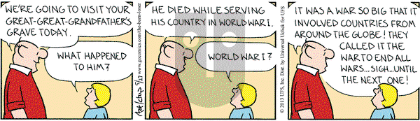 The Born Loser on Monday May 27, 2013 Comic Strip