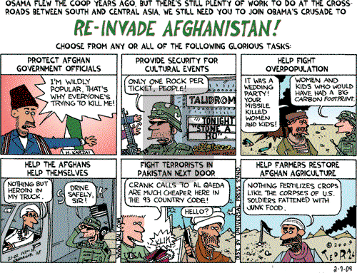 Ted Rall on Saturday February 7, 2009 Comic Strip