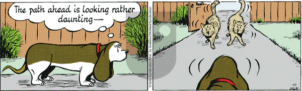 Fred Basset on Monday April 2, 2018 Comic Strip