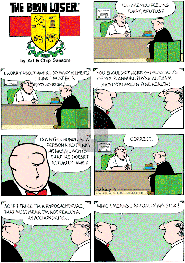 The Born Loser on Sunday July 17, 2011 Comic Strip