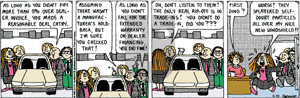 Cathy Classics - Friday August 10, 2012 Comic Strip