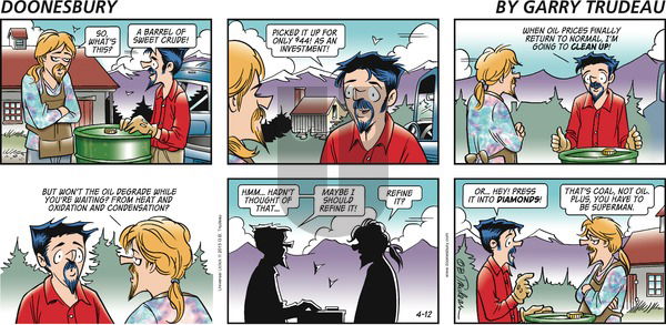 Doonesbury on Sunday April 12, 2015 Comic Strip