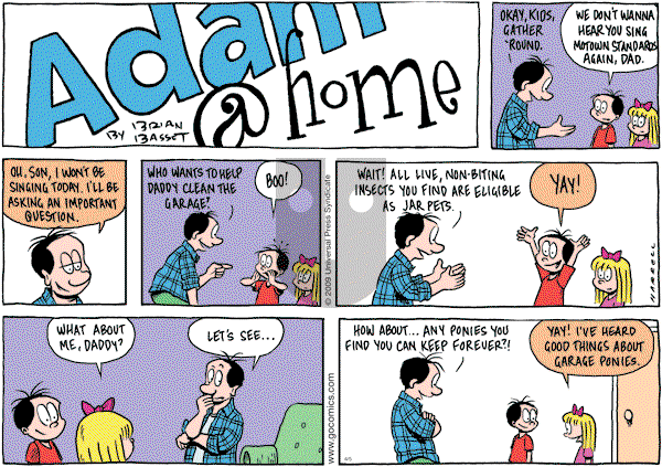 Adam@Home - Sunday April 5, 2009 Comic Strip