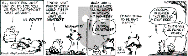 Over the Hedge on Saturday April 27, 1996 Comic Strip