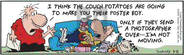 Frank and Ernest on Monday March 8, 2010 Comic Strip
