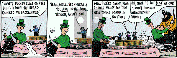 Overboard on Wednesday July 29, 2015 Comic Strip