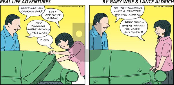 Real Life Adventures on Sunday August 3, 2014 Comic Strip
