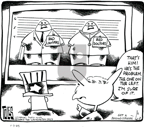 Tom Toles - Friday January 7, 2005 Comic Strip