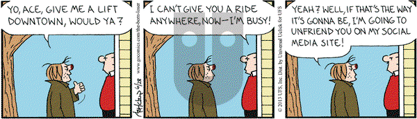 The Born Loser on Friday June 28, 2013 Comic Strip