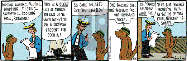 Overboard on Wednesday September 15, 2004 Comic Strip