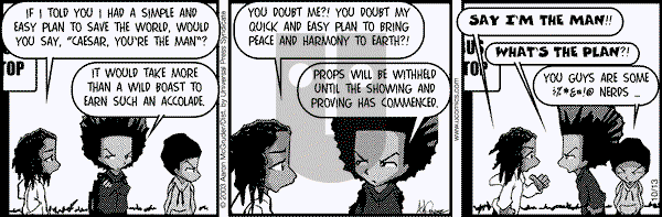 The Boondocks on Monday May 16, 2011 Comic Strip
