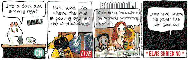 Breaking Cat News on Monday July 15, 2019 Comic Strip