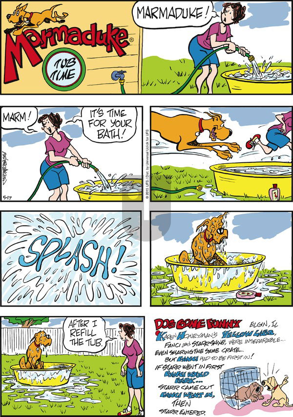 Marmaduke on Sunday May 17, 2015 Comic Strip