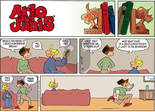 Arlo and Janis on Sunday March 1, 2015 Comic Strip
