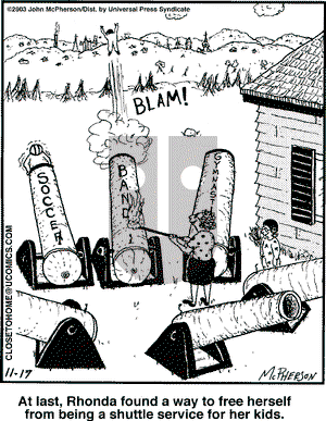 Close to Home - Monday November 17, 2003 Comic Strip