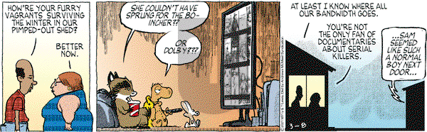 Over the Hedge on Monday March 8, 2021 Comic Strip