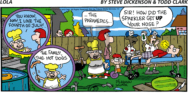 Lola on Sunday July 4, 2004 Comic Strip