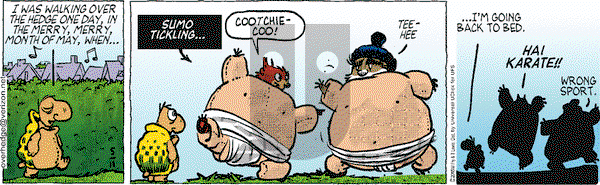 Over the Hedge on Monday May 11, 2015 Comic Strip