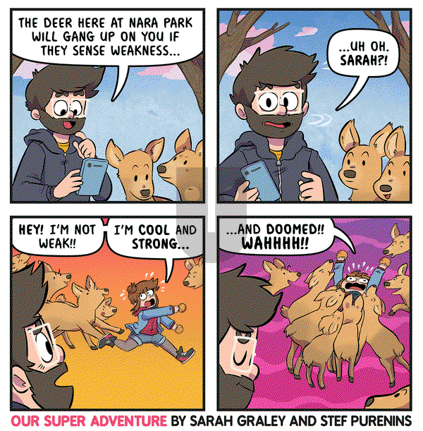 Our Super Adventure on Monday April 22, 2024 Comic Strip