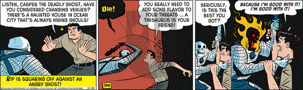 Rip Haywire on Friday October 28, 2016 Comic Strip