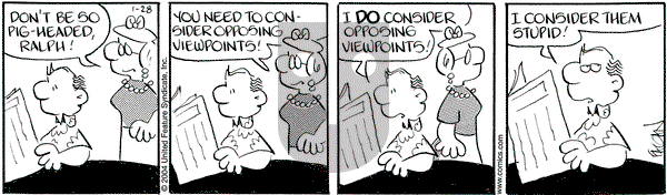 Drabble on Wednesday January 28, 2004 Comic Strip