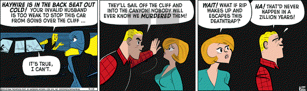 Rip Haywire on Saturday April 13, 2019 Comic Strip
