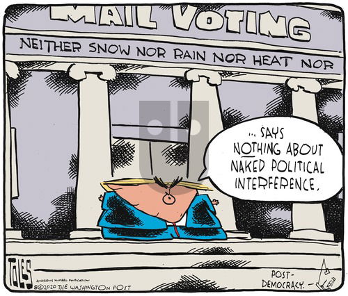 Tom Toles on Sunday August 16, 2020 Comic Strip