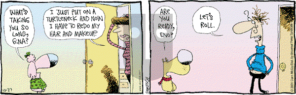 The Duplex on Saturday October 27, 2001 Comic Strip