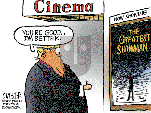 Jeff Stahler on Tuesday December 26, 2017 Comic Strip