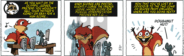 Over the Hedge on Saturday January 11, 2014 Comic Strip