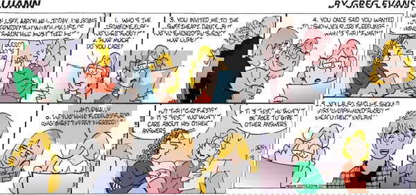 Luann on Sunday March 15, 1998 Comic Strip
