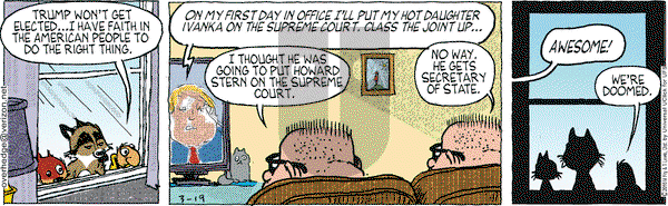 Over the Hedge on Saturday March 19, 2016 Comic Strip