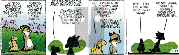 Over the Hedge on Tuesday November 25, 2014 Comic Strip