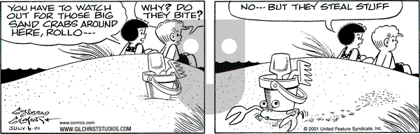 Nancy on Friday July 6, 2001 Comic Strip