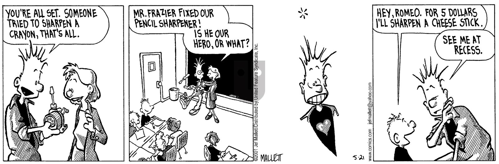 Frazz - Monday May 21, 2001 Comic Strip