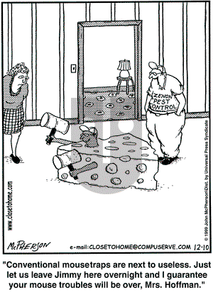 Close to Home on Friday December 10, 1999 Comic Strip