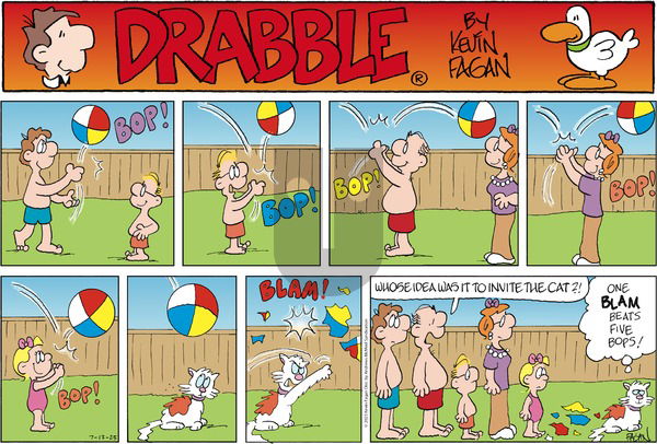 Drabble on Sunday July 13, 2025 Comic Strip