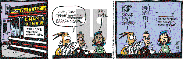 La Cucaracha on Wednesday January 9, 2008 Comic Strip