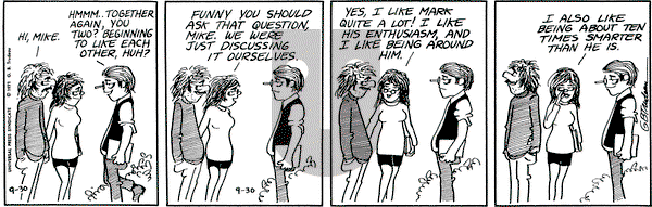 Doonesbury on Thursday September 30, 1971 Comic Strip