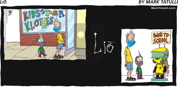 Lio on Sunday August 9, 2020 Comic Strip