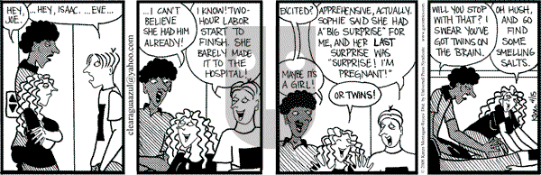 Clear Blue Water on Tuesday April 15, 2008 Comic Strip
