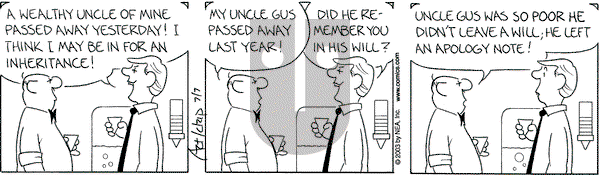 The Born Loser on Monday July 7, 2003 Comic Strip