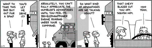 FoxTrot - Wednesday November 17, 2004 Comic Strip