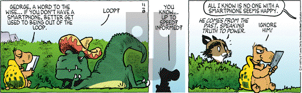 Over the Hedge on Friday November 8, 2019 Comic Strip