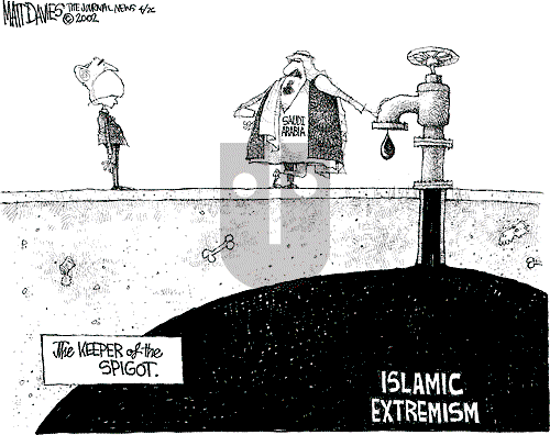 Matt Davies on Thursday April 25, 2002 Comic Strip