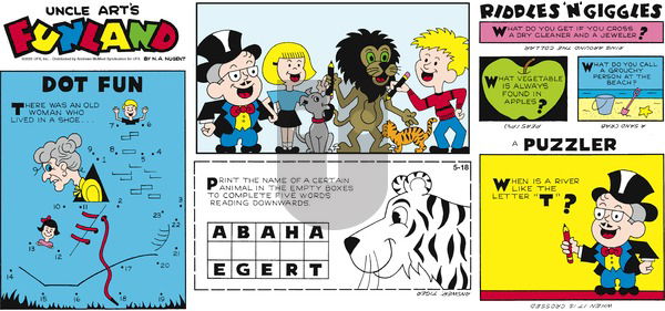 Uncle Art's Funland on Sunday May 18, 2025 Comic Strip