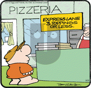 Ziggy on Wednesday September 25, 2013 Comic Strip