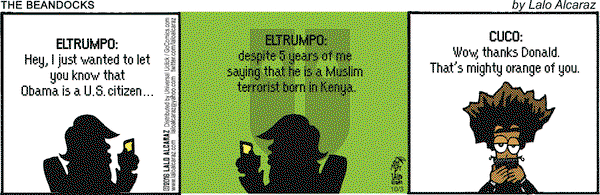 La Cucaracha on Monday October 3, 2016 Comic Strip